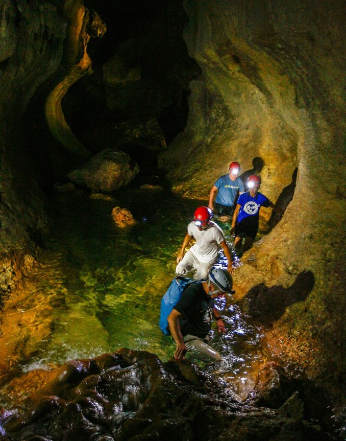 actun tunichil muknal cave atv walking water