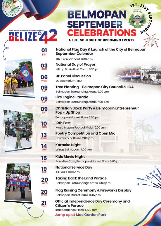Belmopan September Celebrations Calendar